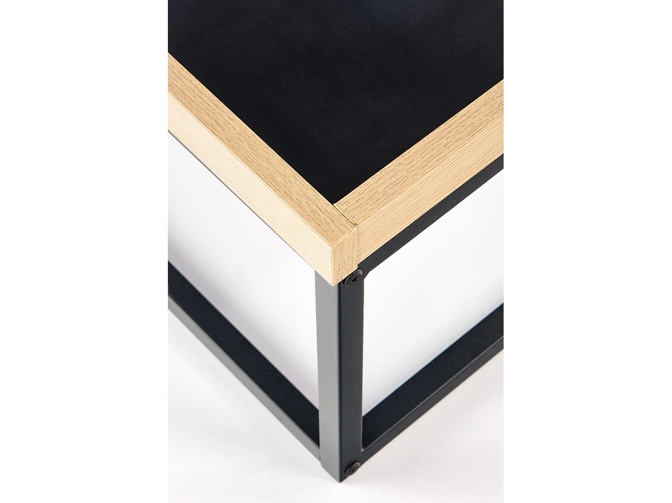 Table basse carrée 53cm de style industriel LUISA 2