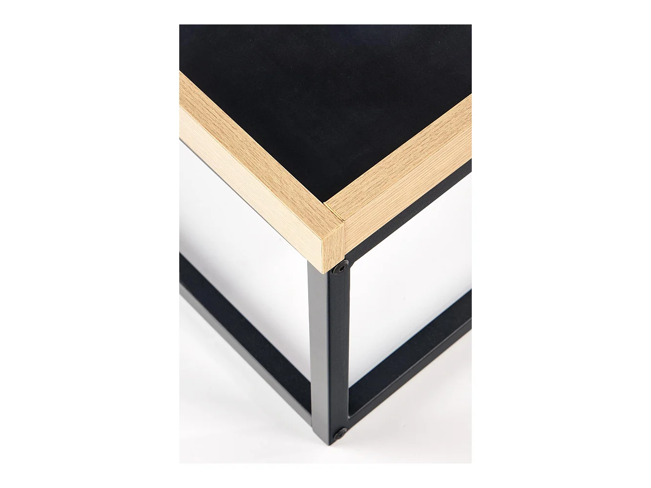 Mesa de centro cuadrada de estilo industrial LUISA 2 de 53 cm