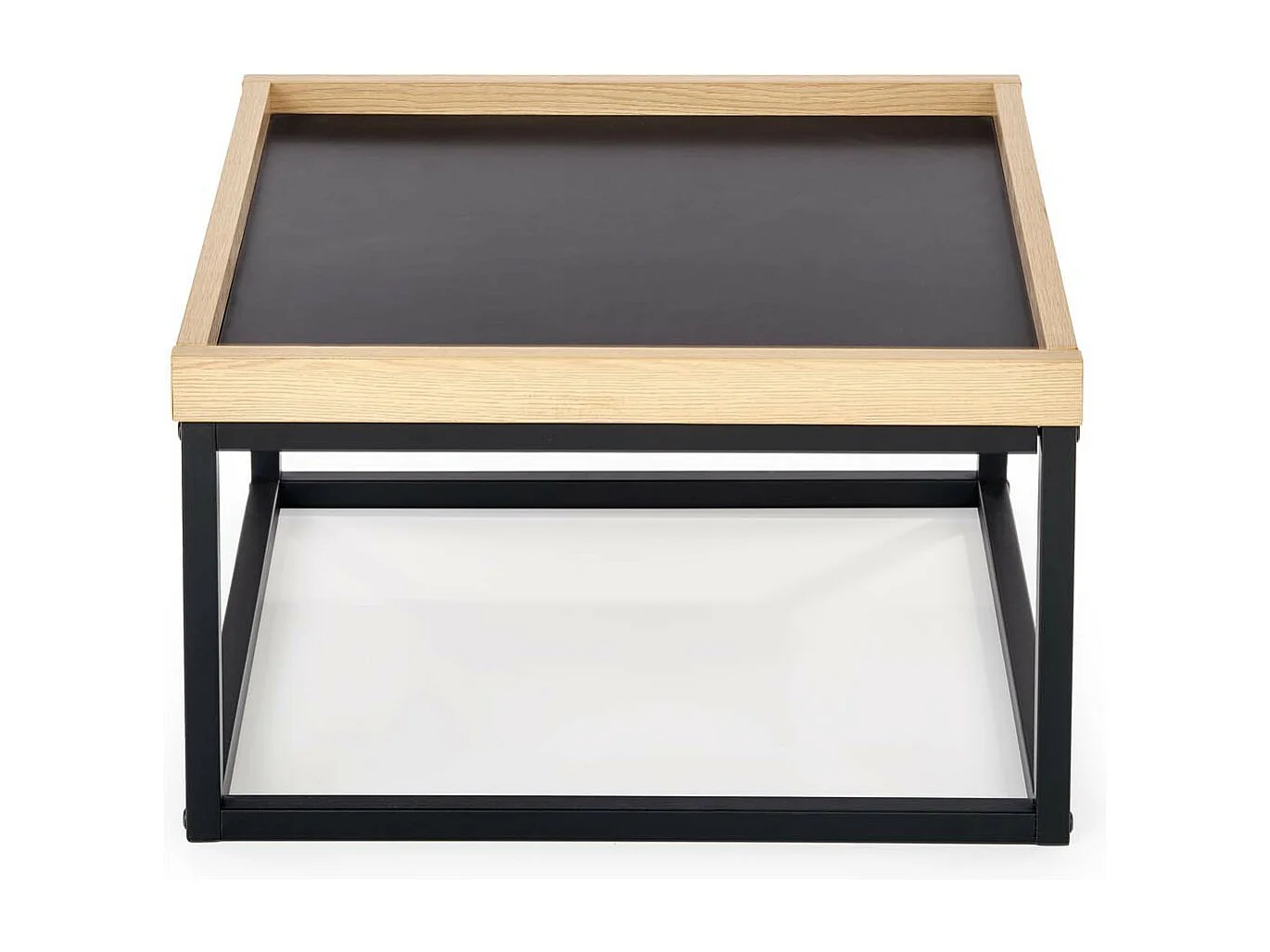 Mesa de centro cuadrada de estilo industrial LUISA 2 de 53 cm