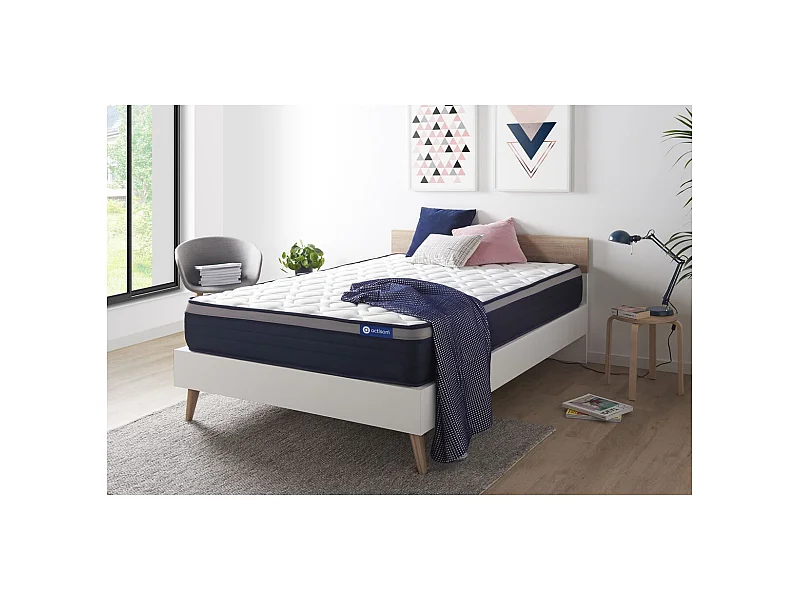 Actilatex max matratze 200x200cm, Latex und Memory-Schaum, Härtegrad 4, Höhe :26 cm, 7 Komfortzonen
