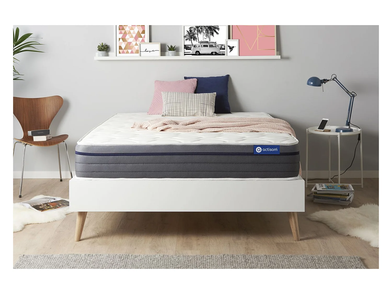 Matelas Mémoire de forme ACTIMEMO ZEN 180x200 Maxi épaisseur 7zones de confort