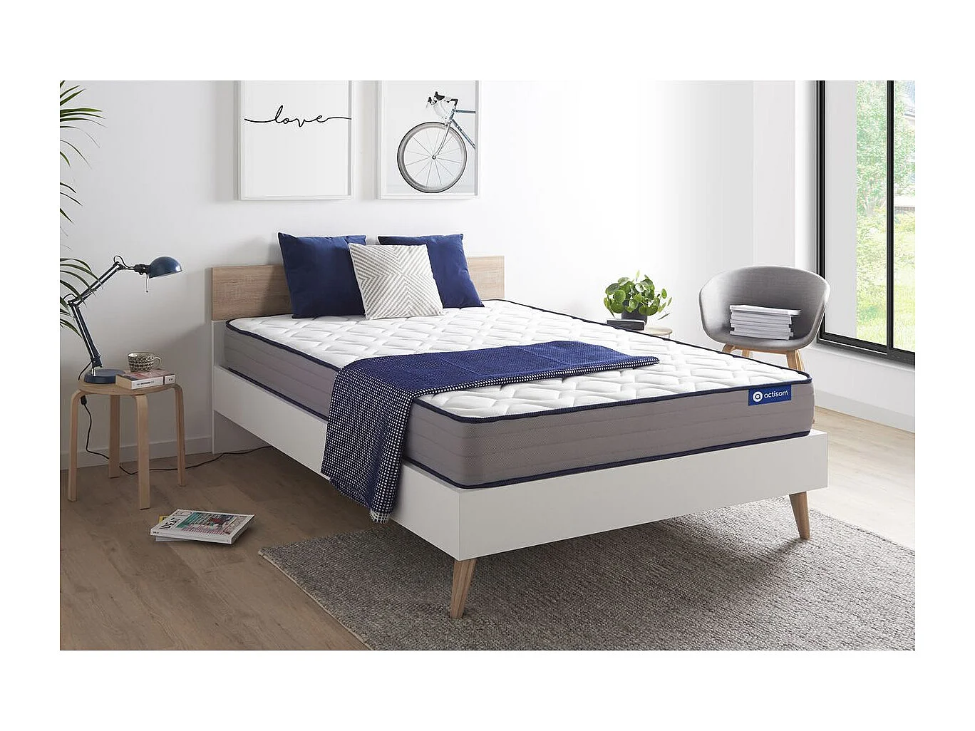 Materac Actilatex form 180x200cm, Grubosc : 22 cm, Lateks i pianka z pamiecia ksztaltu, Wysoki, 5 stref komfortu