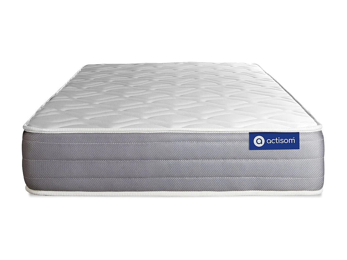 ACTISOM Matelas Latex et mémoire de forme 90x200 cm 5zones de confort