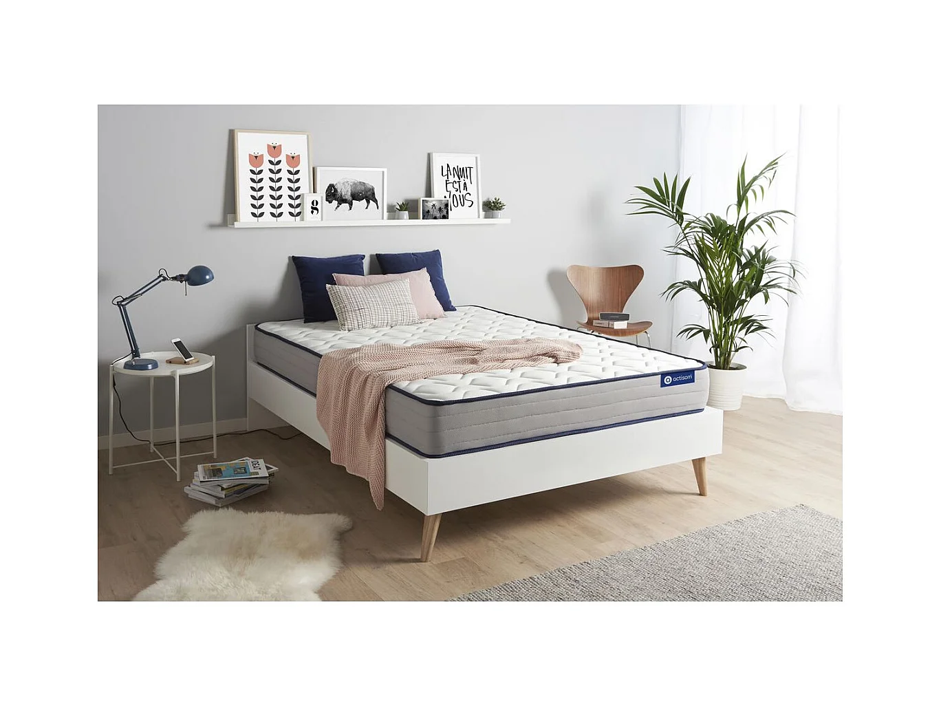 ACTISOM matelas Mémoire de forme ACTIMEMO FORM 160x200 cm 5zones de confort