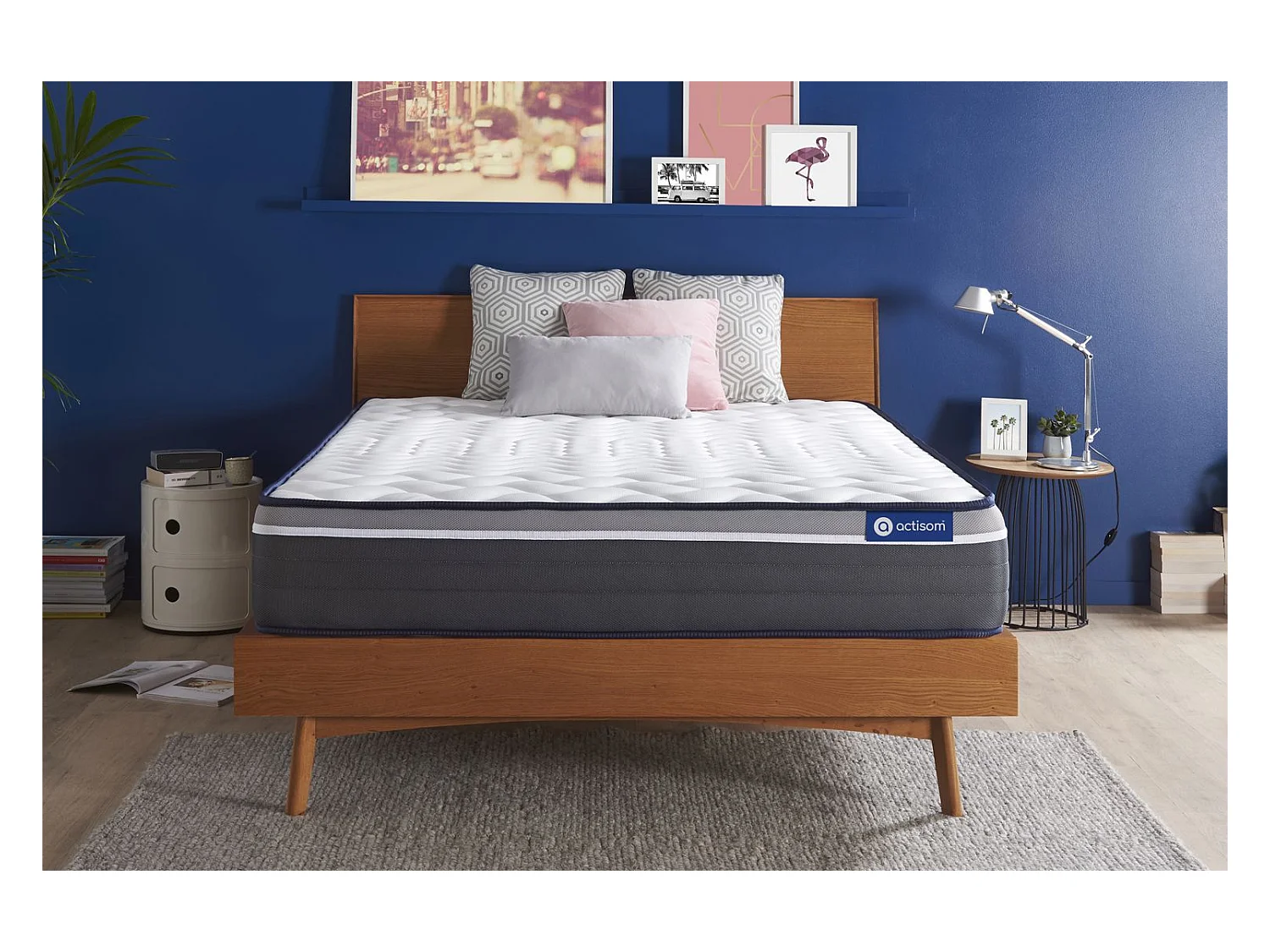 Actiflex plus matratze 140x190cm, Taschenfederkern und Memory-Schaum, Härtegrad 5, Höhe :26 cm, 7 Komfortzonen