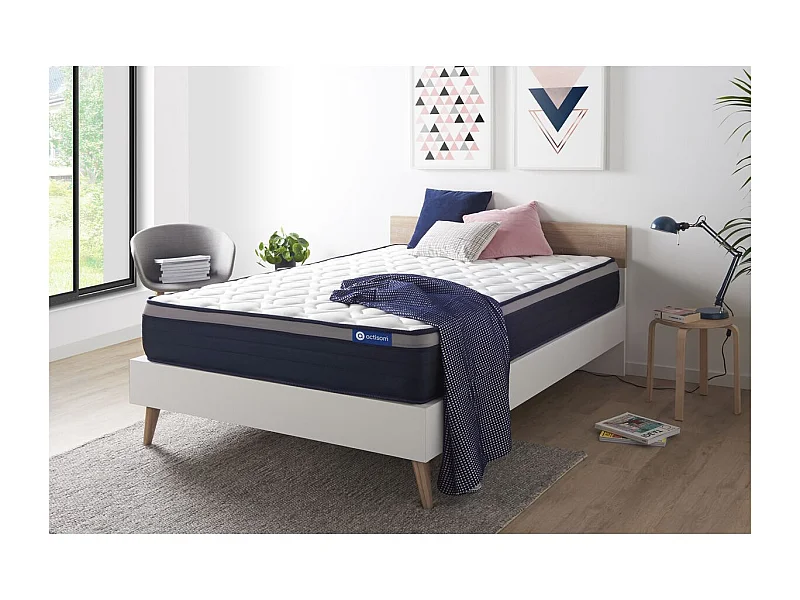 ACTISOM matelas Latex+Mémoire de forme ACTILATEX MAX 140x190 cm Maxi épaisseur 7zones de confort
