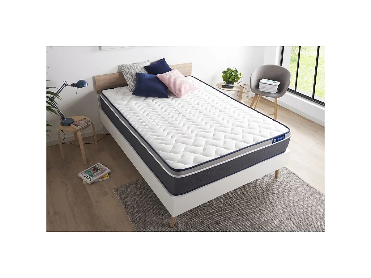 ACTISOM Matelas 180x200 Latex+Mémoire de forme Maxi épaisseur 7zones de confort