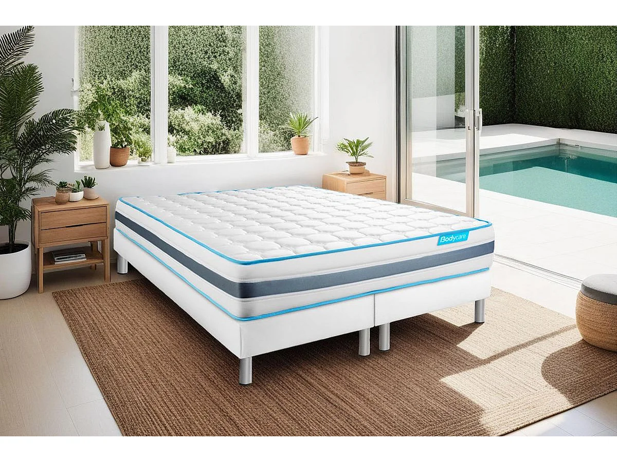 Matelas BODYZONE 180x200 Ressorts ensachés 3 zones Ultra épaisseur