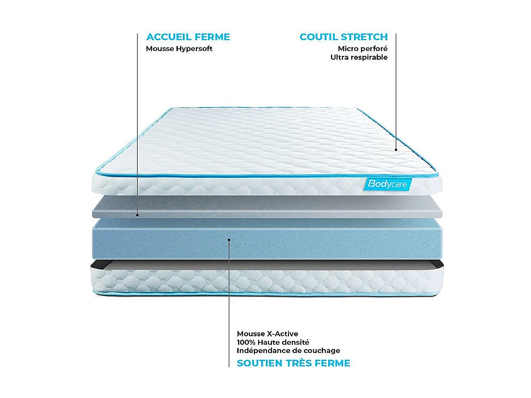 Matelas Bodyone - Matelas Mousse 90 x 200