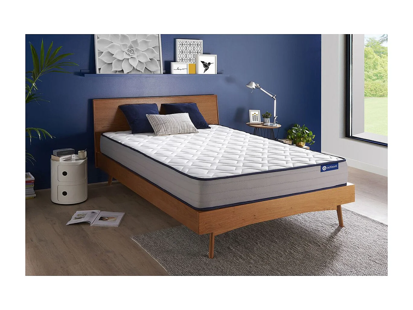 Actiflex form matras 140x190cm , Matrasdikte : 22 cm , Pocketveren en traagschuim , Stevig, 5 comfortzones