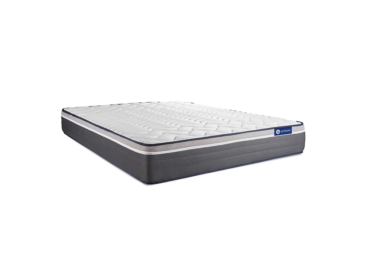 Lattenbodem en Actiflex plus matras 180x200cm , matrasdikte : 26 cm , pocketveren en traagschuim , zeer stevig, 7 comfortzones