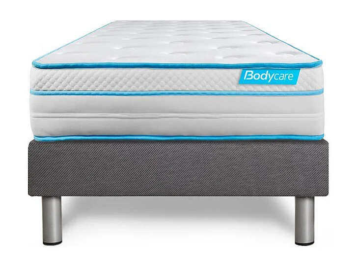 Ensemble BODYZONE+ 90x190 Ressorts ensachés, visco 5 zones Ultra épaisseur
