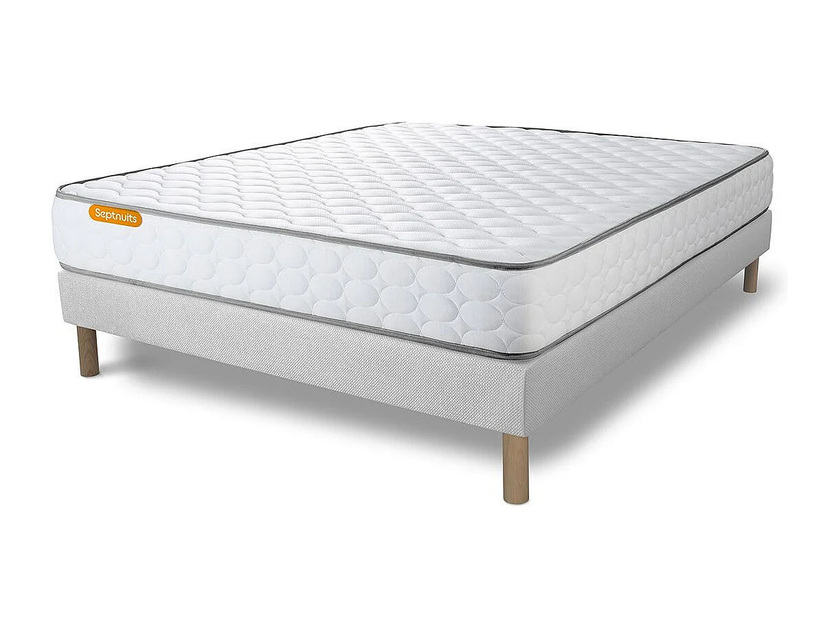 Ensemble matelas Mémoire de forme + sommier 140x190 Memo