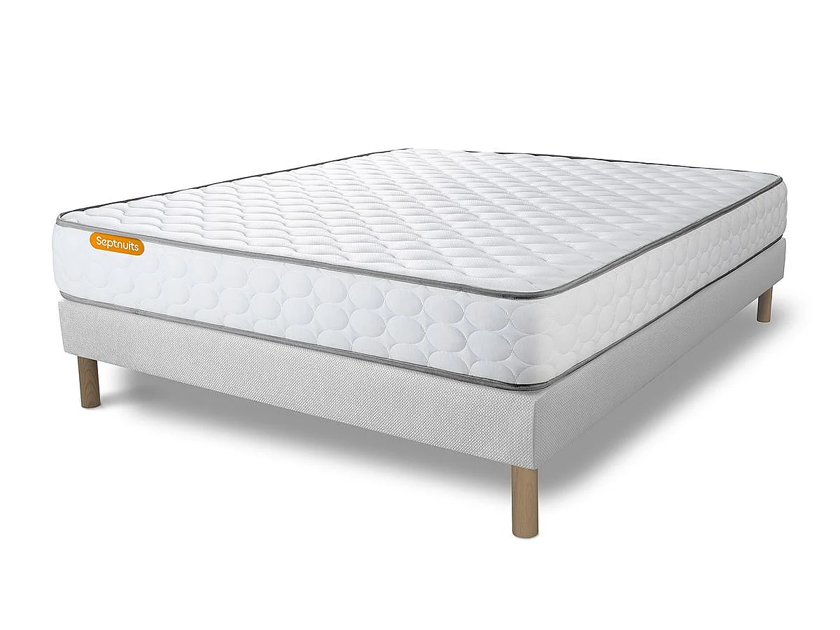 Ensemble matelas Mémoire de forme + sommier 140x190 Memo