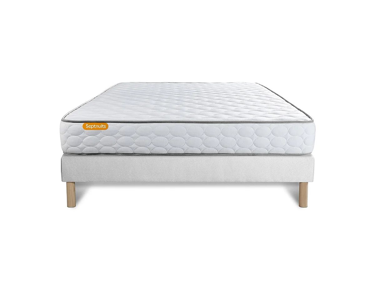 Ensemble matelas Mémoire de forme + sommier 140x190 Memo