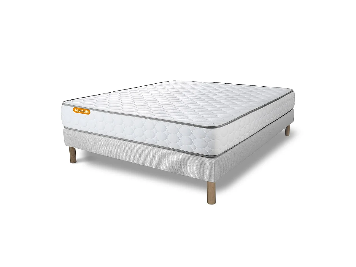 Ensemble matelas Mémoire de forme + sommier 140x190 Memo