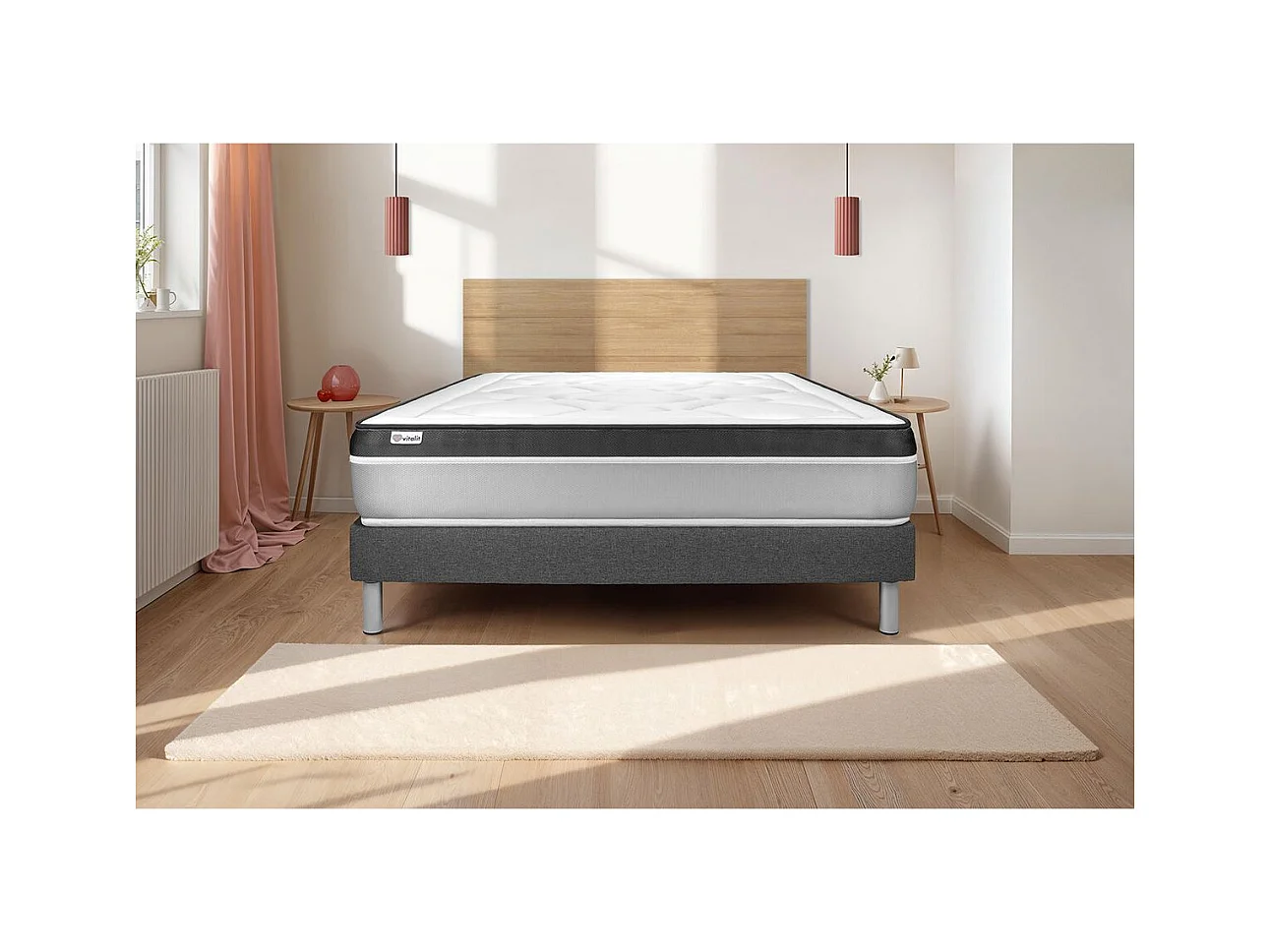 Matras en bodemset 140x190 cm - Vital Ergo