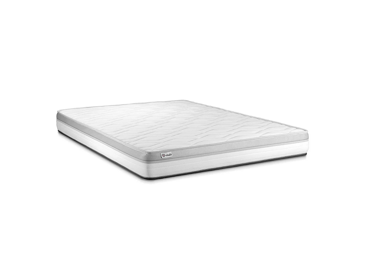 Ensemble VITAL RELAX 200 x 200 cm sommier Kit gris