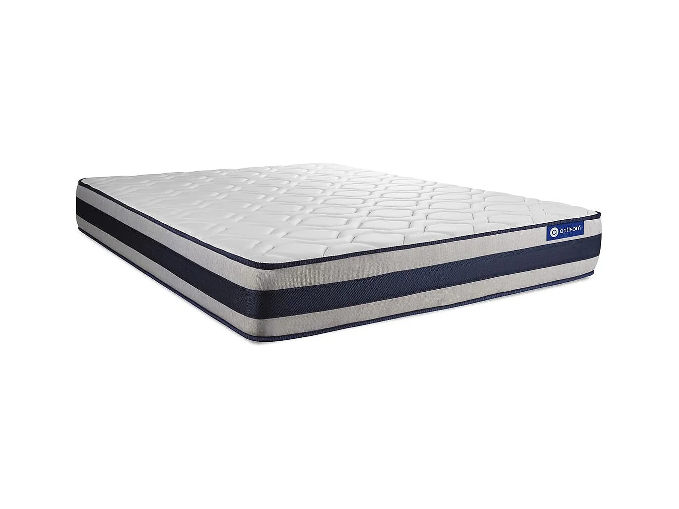 Lattenbodem en Actilatex ergo matras 140x190cm , matrasdikte : 24 cm , latex en traagschuim , stevig, 5 comfortzones