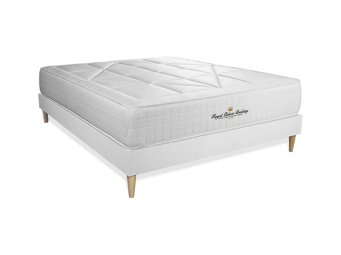 Pack colchón Windsor 140x200cm + Somier, espuma viscoelástica y muelles ensacados