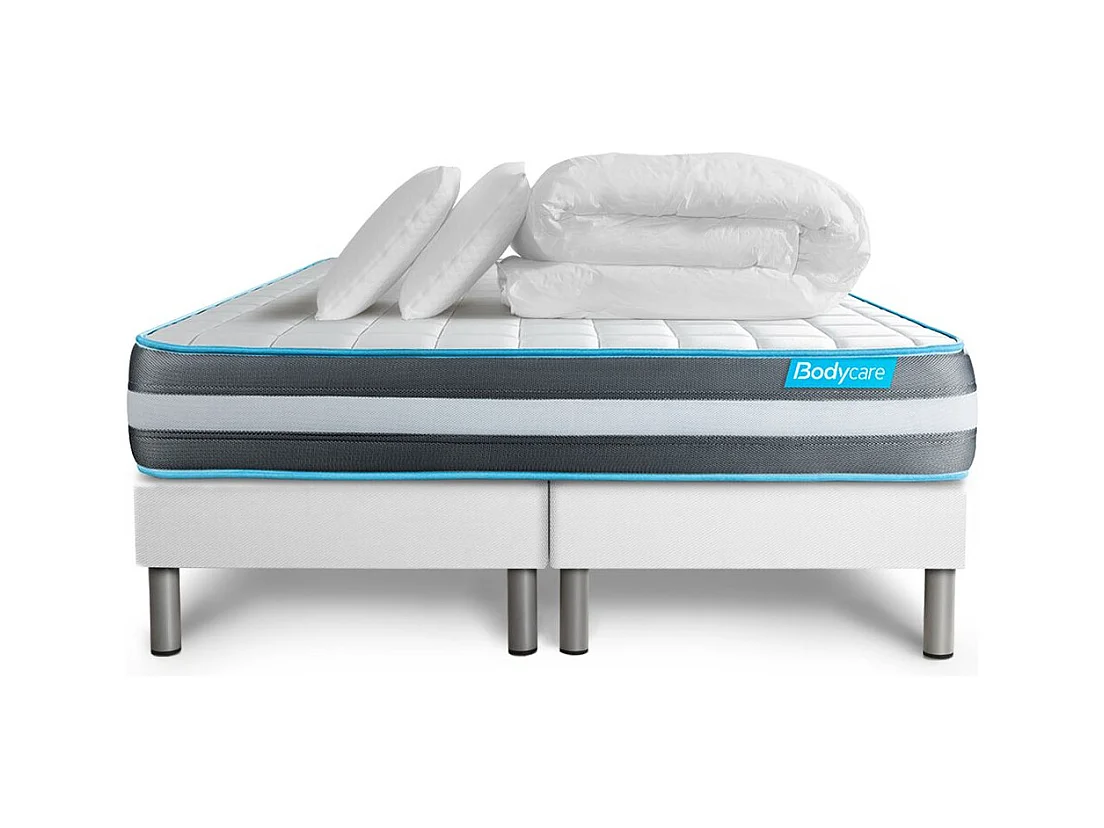 PACK BODYFORM 160x200 Mémoire de forme 3 zones + 2 oreillers + couette