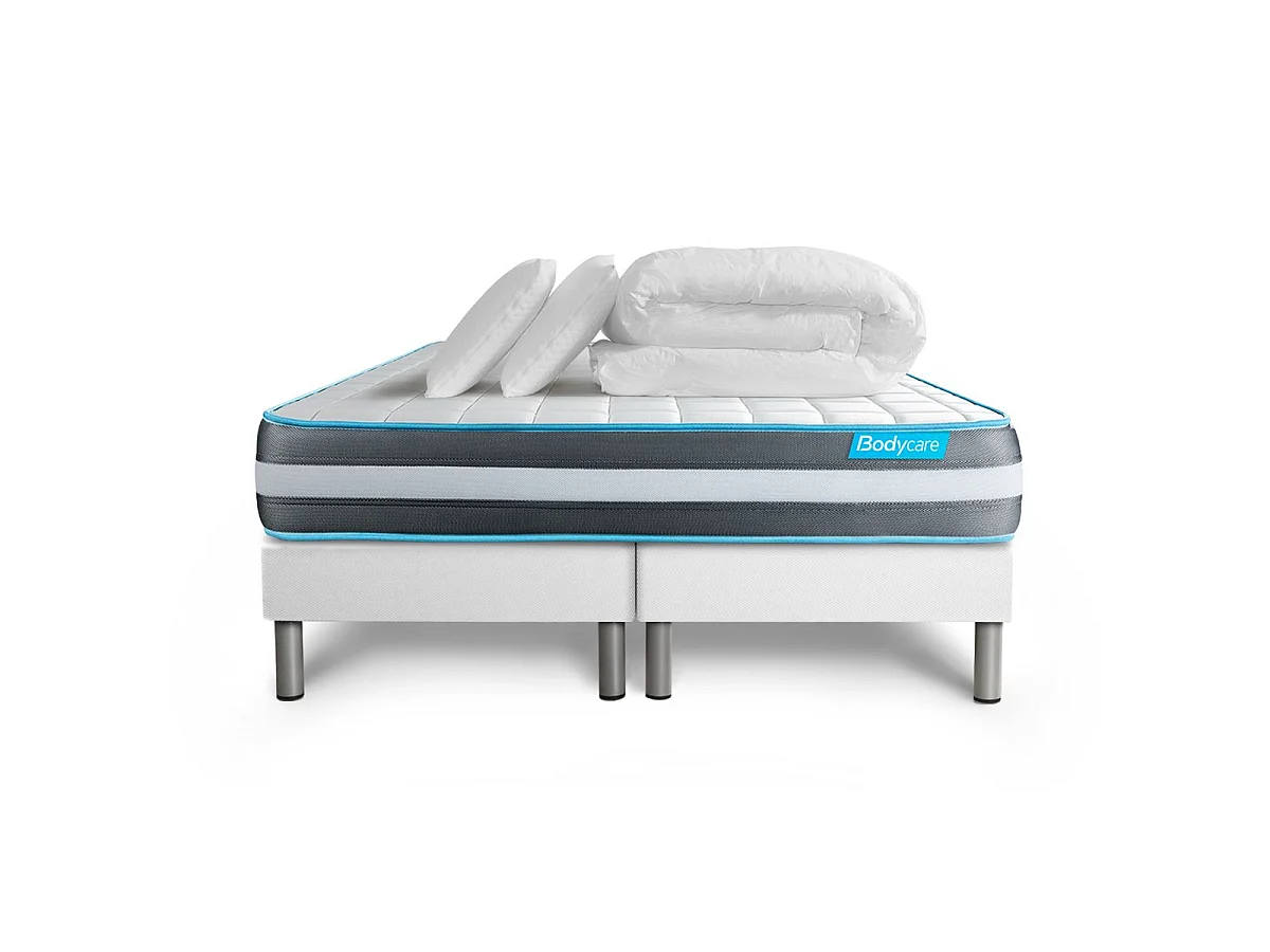 PACK BODYFORM 160x200 Mémoire de forme 3 zones + 2 oreillers + couette