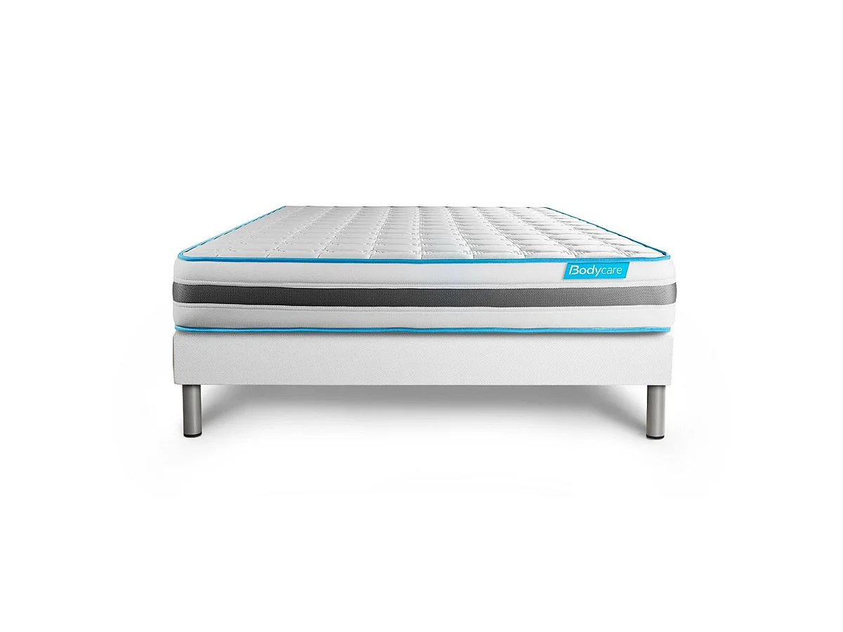 Ensemble BODYZONE 140x200 Ressorts ensachés 3 zones Ultra épaisseur