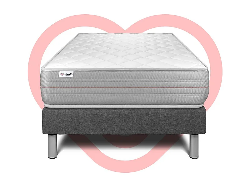 Conjunto de colchão e base 90x200 cm - Vitalmemo