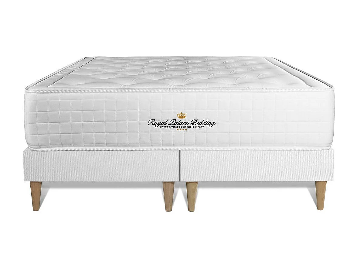 Ensemble matelas à mémoire de forme maxi épaisseur Buckingham 180x200 double sommier