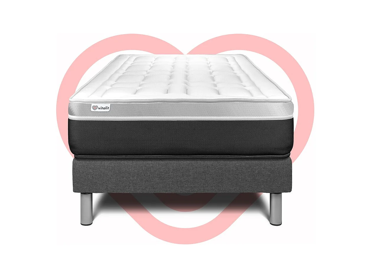 Matras en onderstel 90x200 cm - Vital Soft