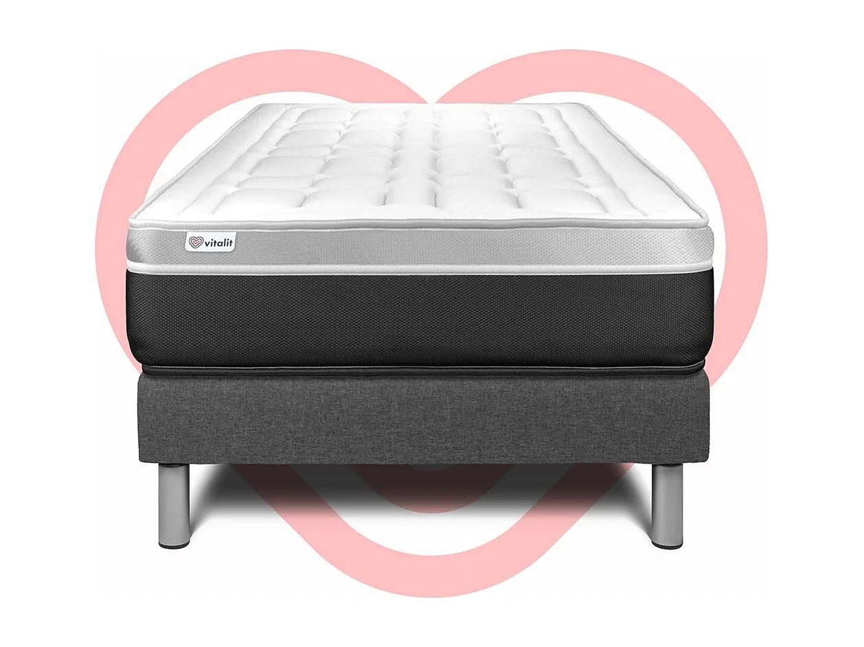 Matras en onderstel 90x200 cm - Vital Soft