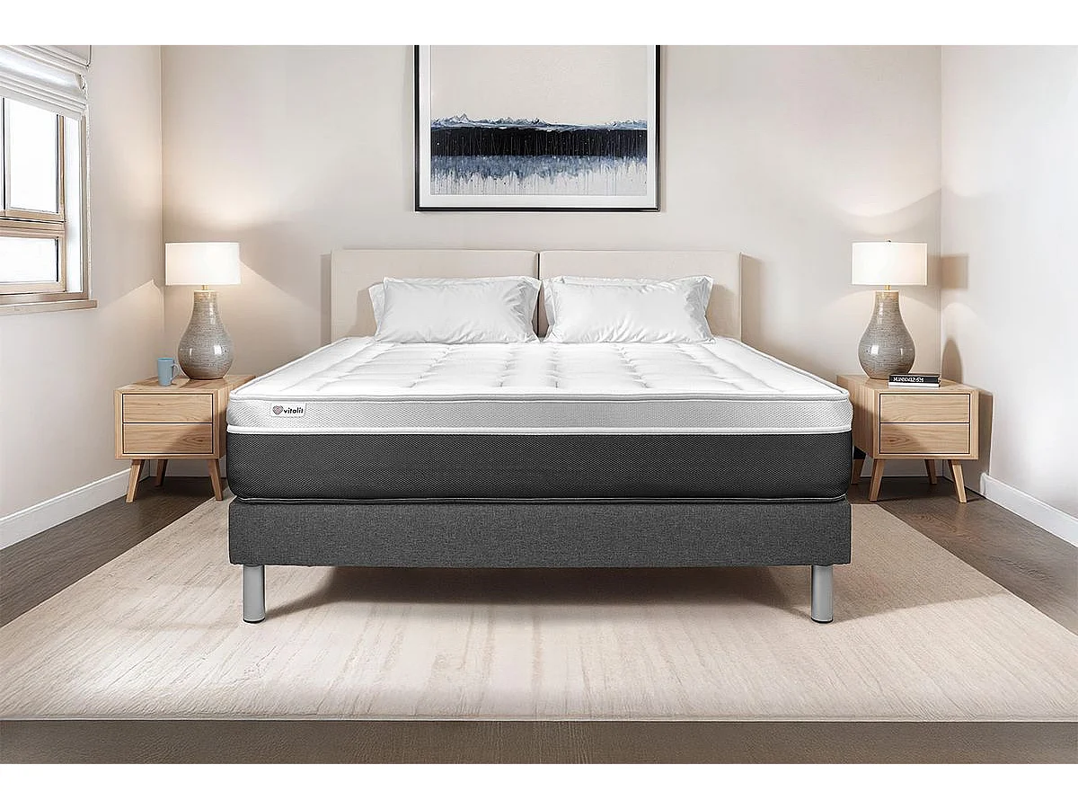 Unidade de colchão e base 90x200 cm - Vital Soft