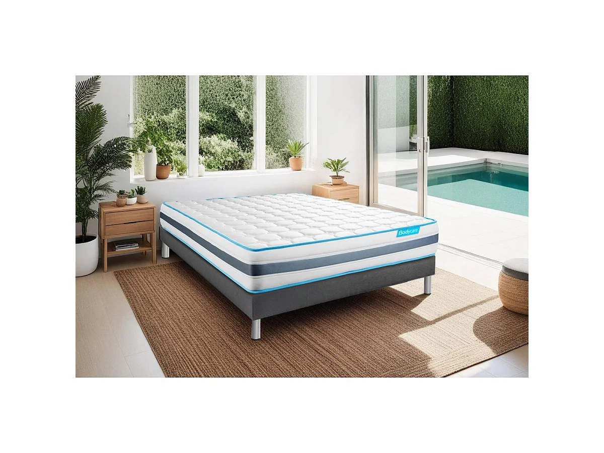 Ensemble BODYZONE 90×200 Ressorts ensachés 3 zones Ultra épaisseur