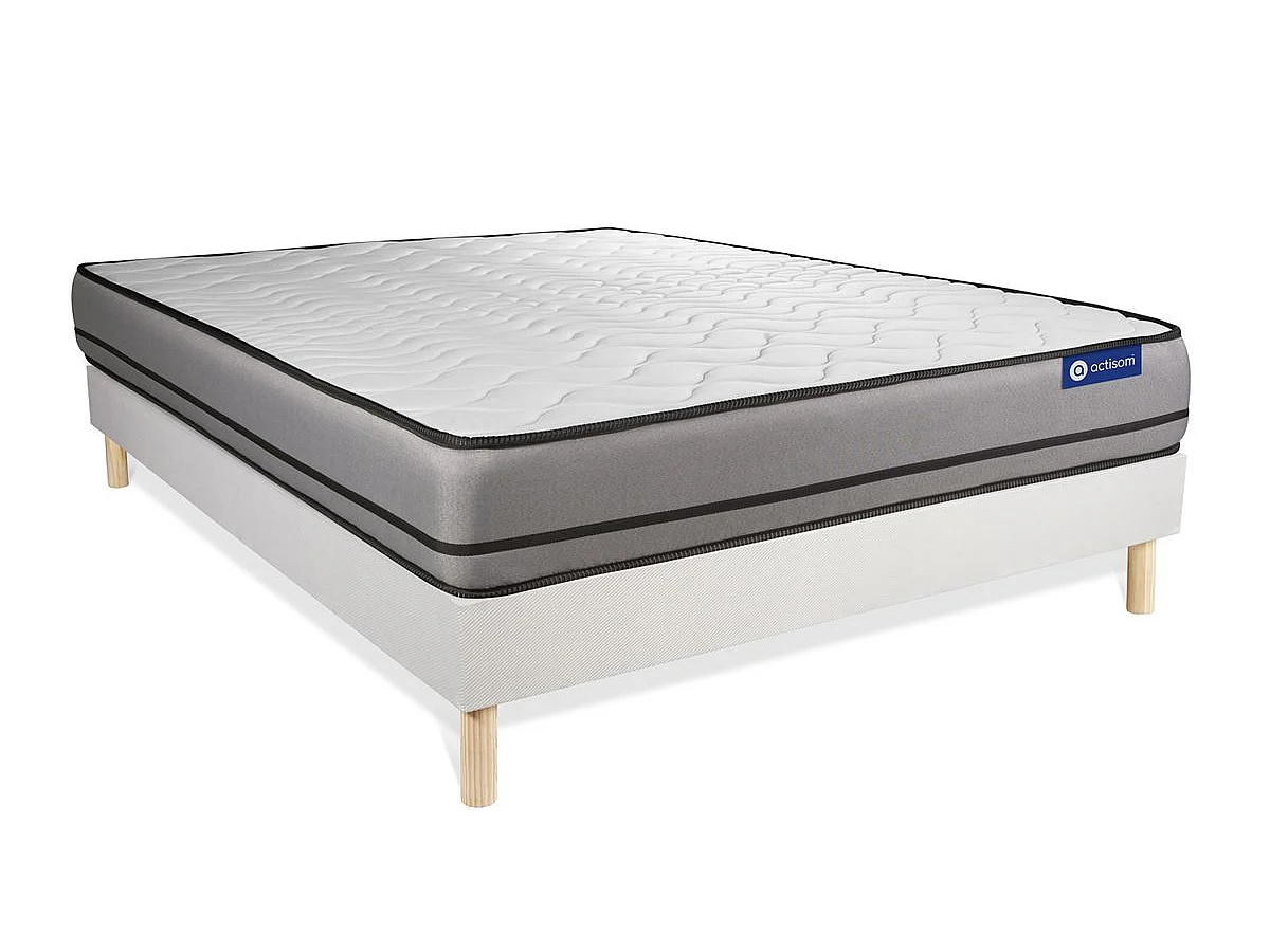 Actiflex night matratze 140x190cm + Bettgestell mit lattenrost , Härtegrad 5 , Taschenfederkern , Höhe : 20 cm