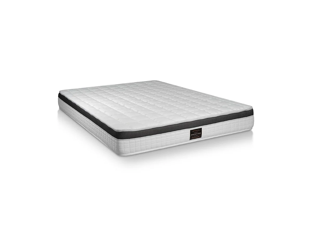 Ensemble Supérieur 140x200 Mémoire de forme 3 zones sommier noir
