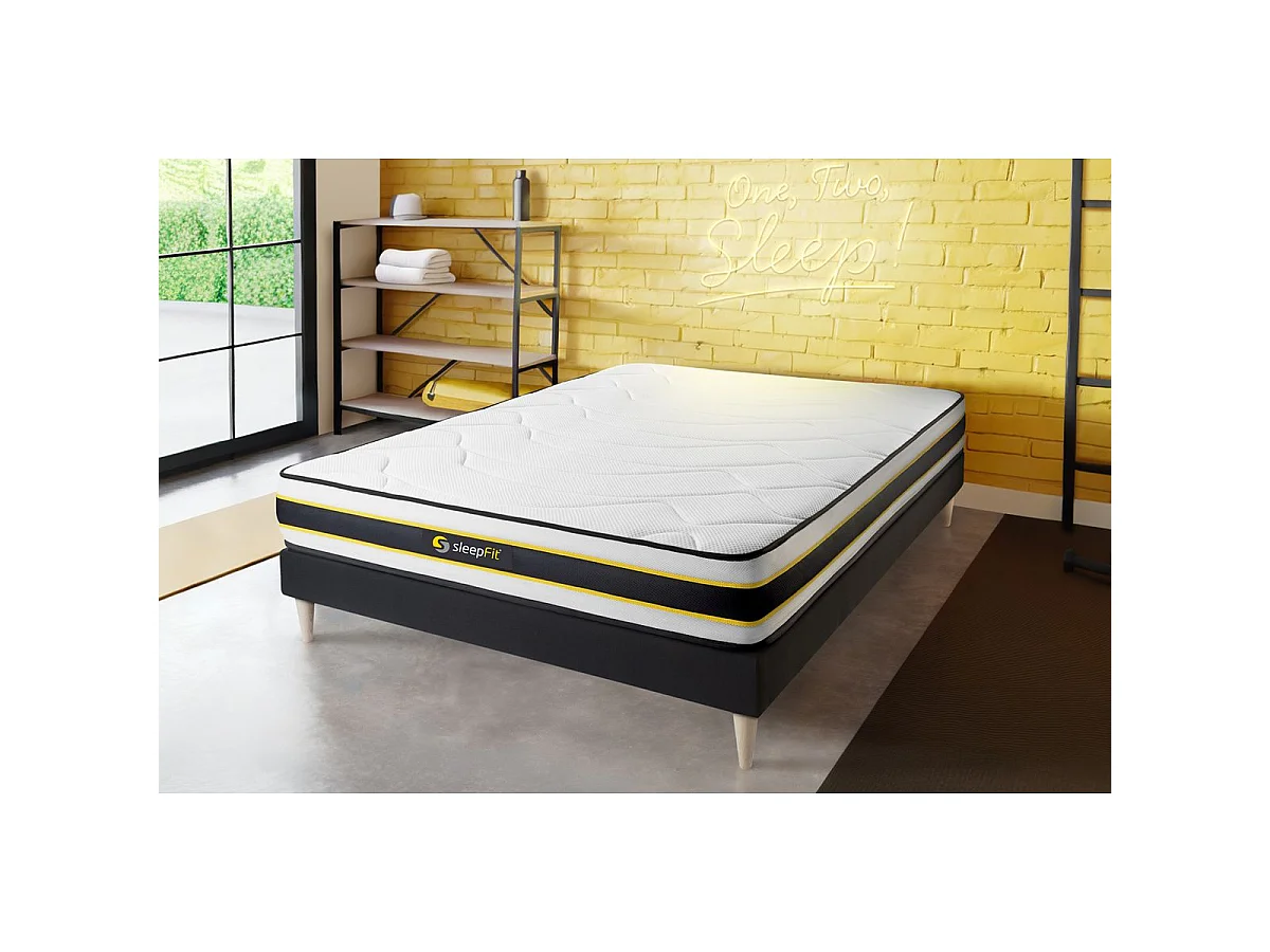 Matratzen- und Lattenrost-Set 90x190 cm - Flexy