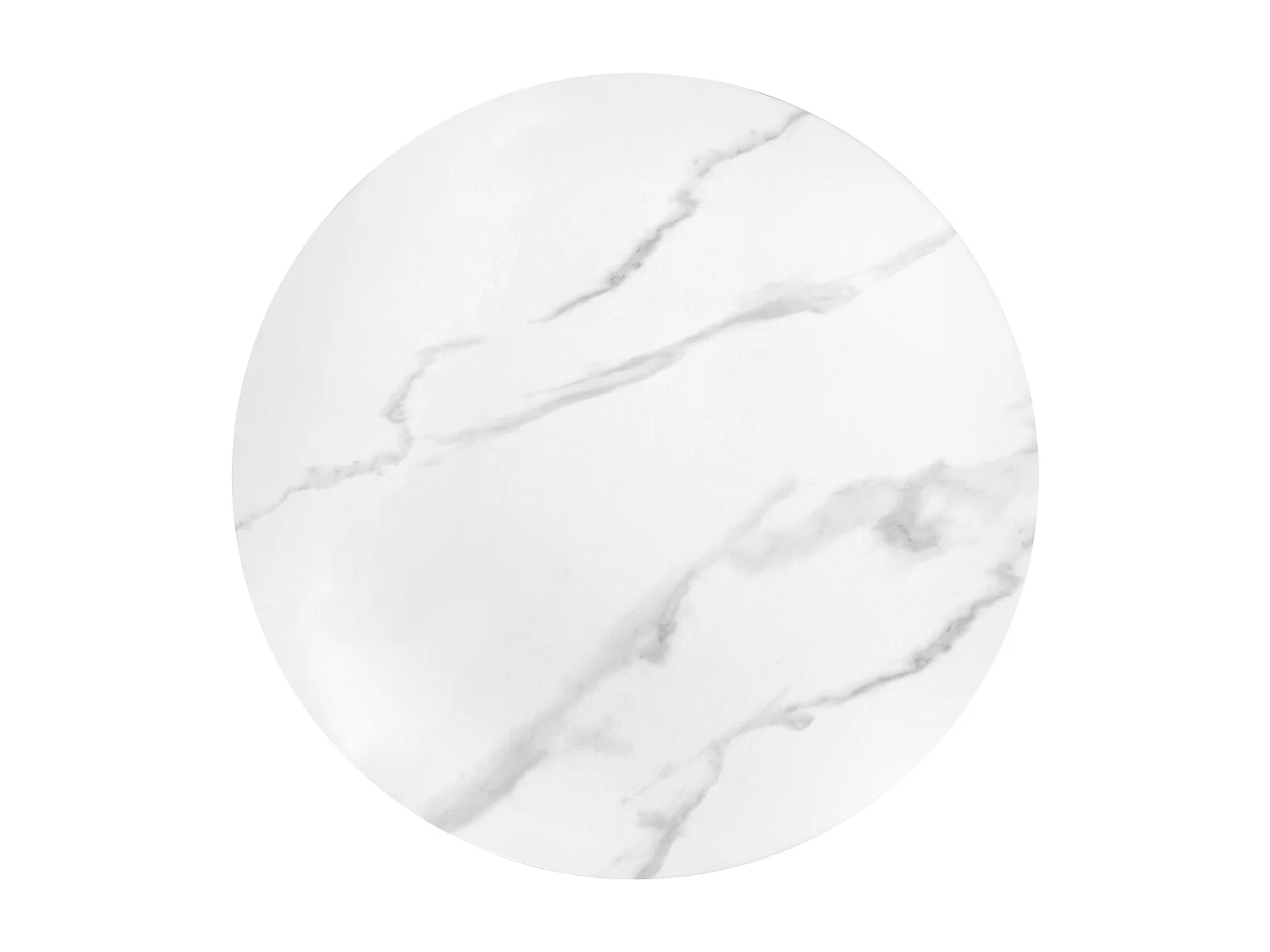 Stolik kawowy TRIBECA 50x50 biały marmur/złoty