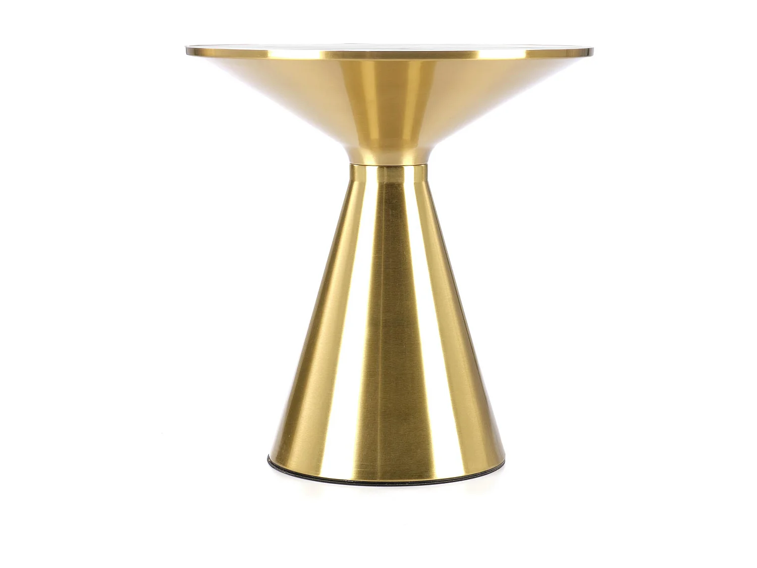 Mesa de centro redonda de 50 cm de mármol blanco Napoli