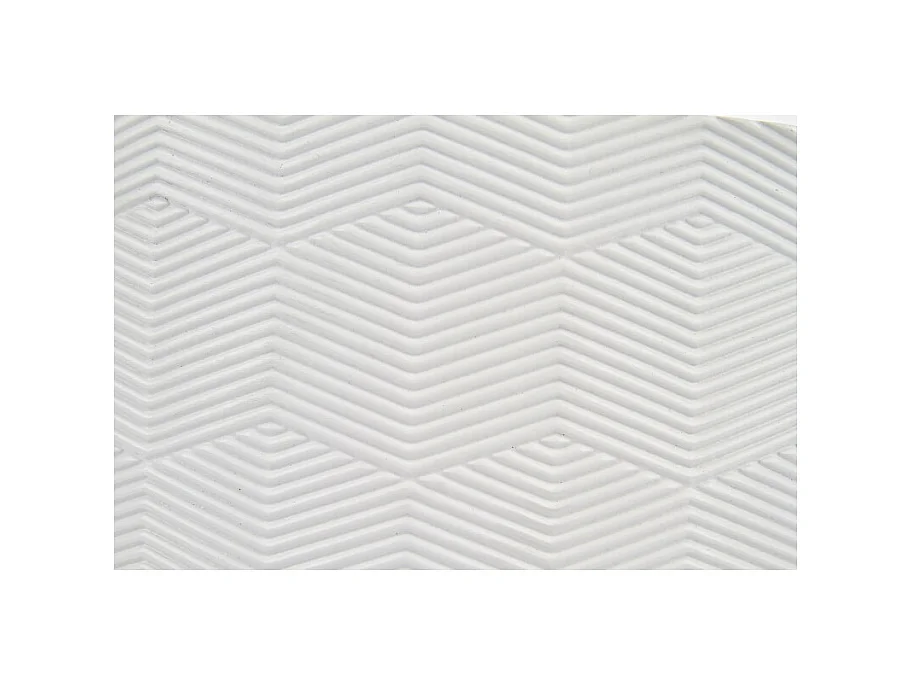 Tavolino rotondo bianco con contenitore e gambe in metallo nero Canopée