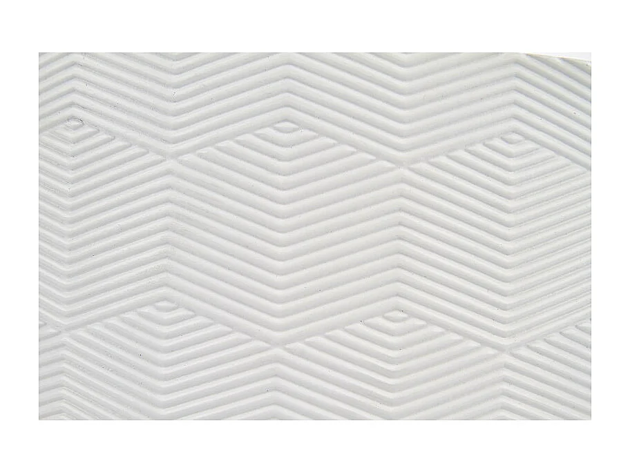 Tavolino rotondo bianco con contenitore e gambe in metallo nero Canopée