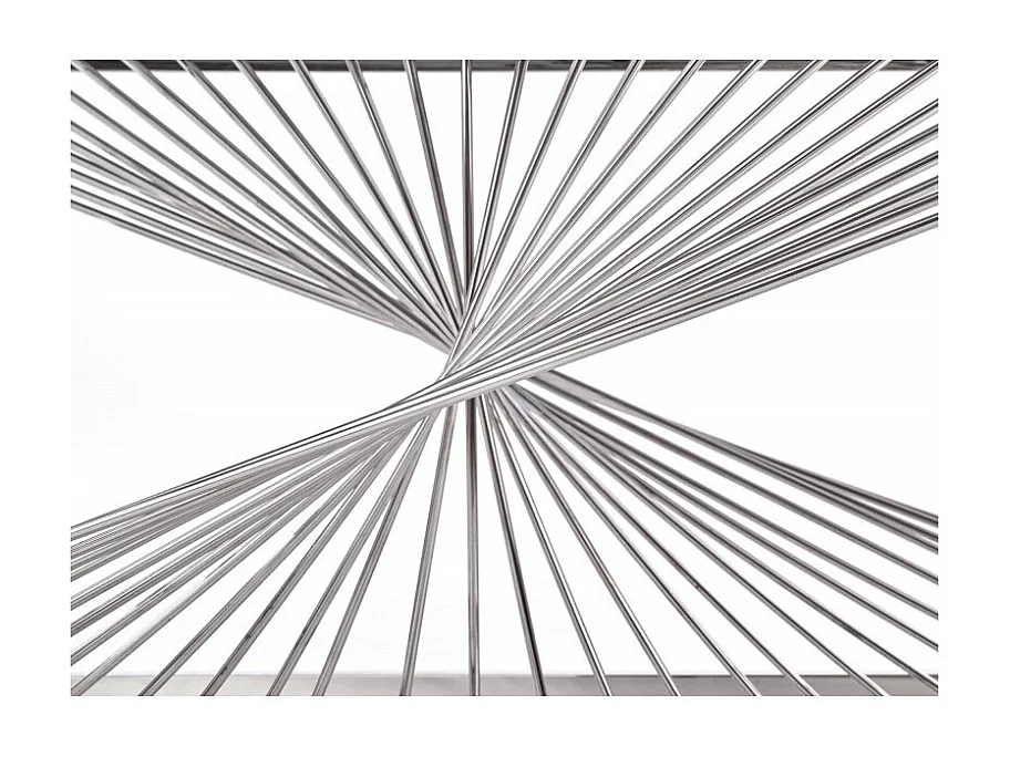 Mesa de centro de diseño con tapa de cristal ahumado 120x60cm Piedra