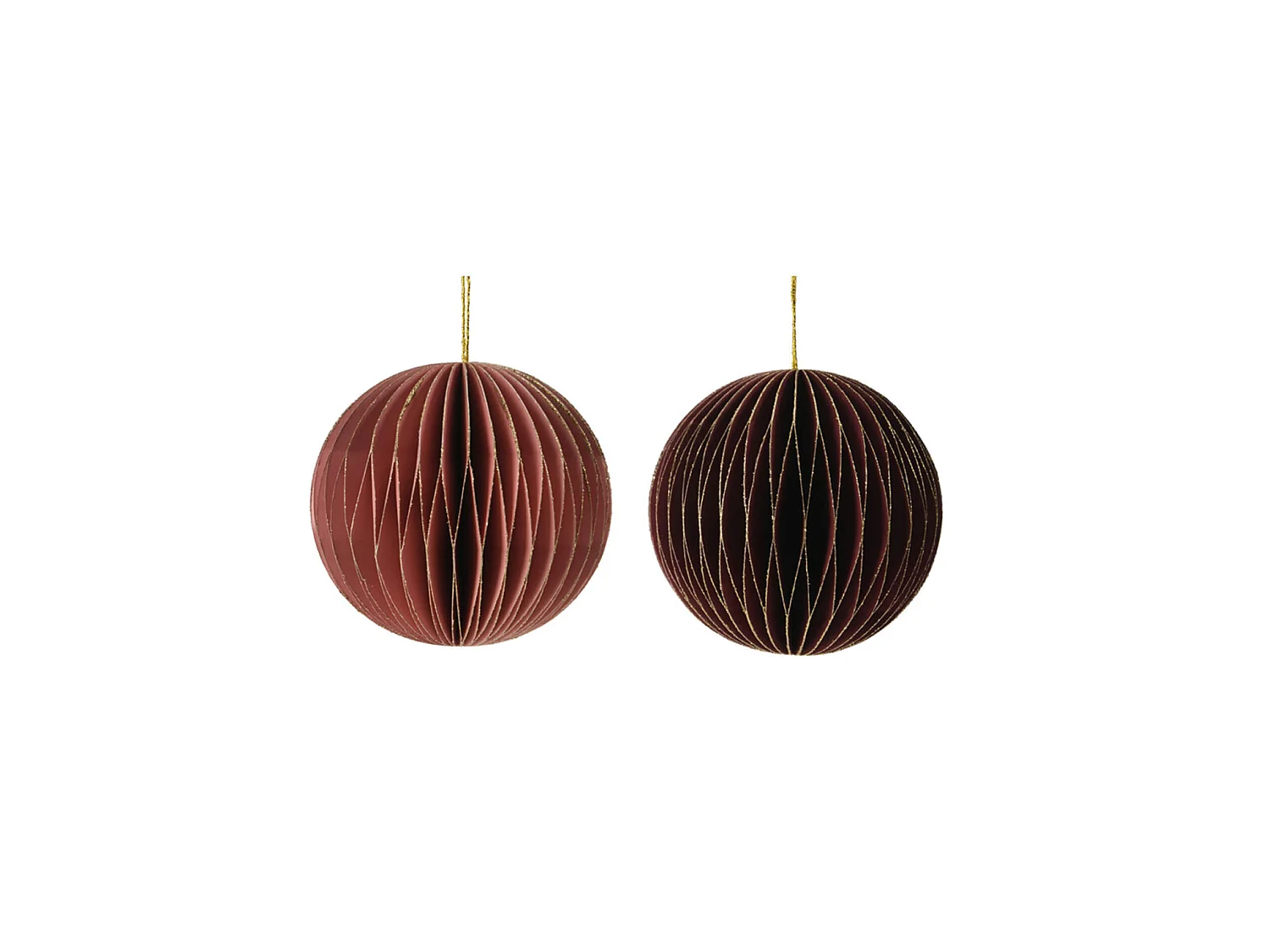 Addobbi per Albero di Natale Ciondoli Decorativi 12 pz Ø 8 cm
