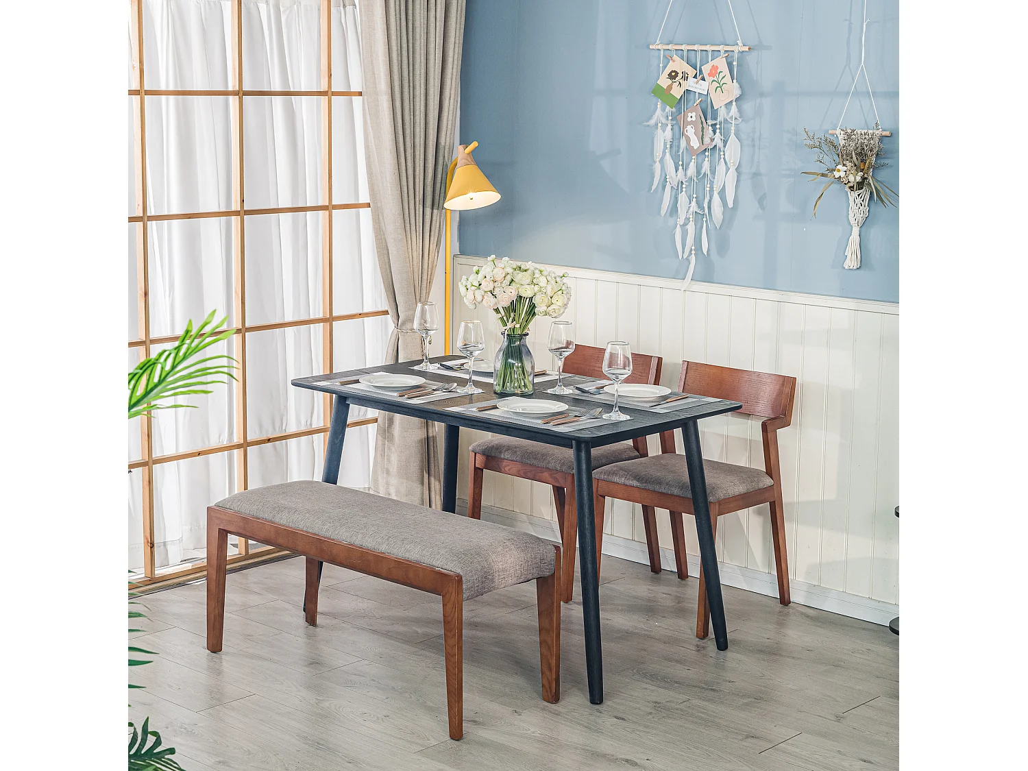 Table à manger 4 personnes en pin massif L120