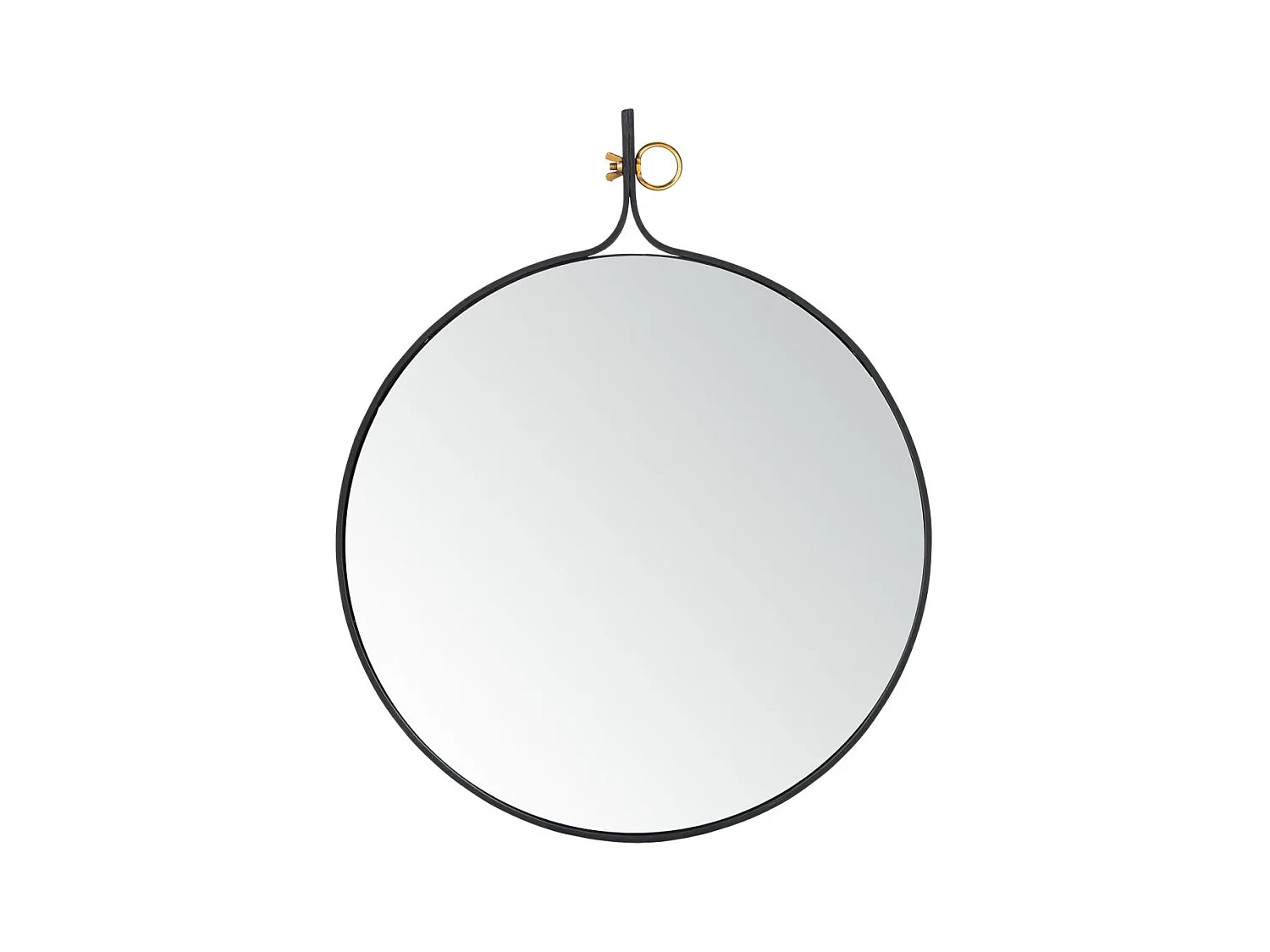 Miroir Noir mat 73.66 X 71.12 X 7.62 cm - Alline