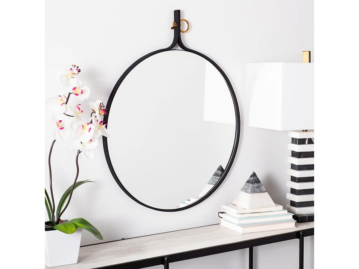 Miroir Noir mat 73.66 X 71.12 X 7.62 cm - Alline