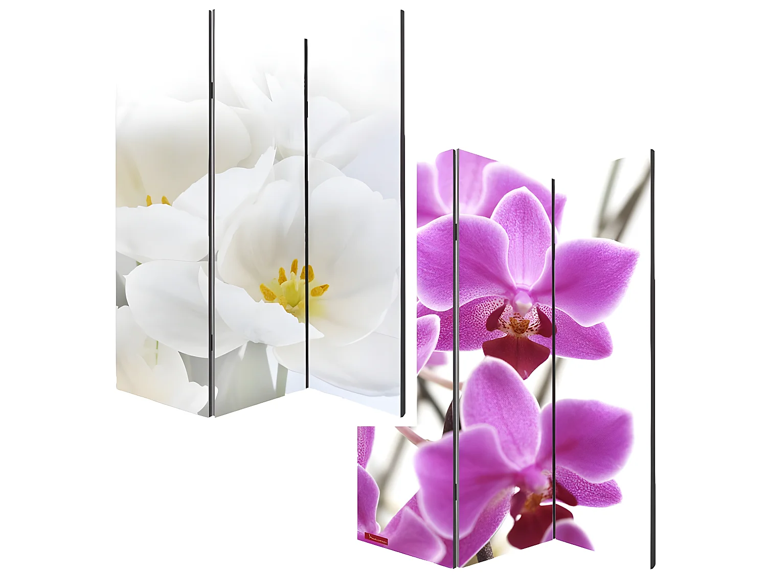 Paravent 3 panneaux pans 120 x 3 x 180 cm PAR04001