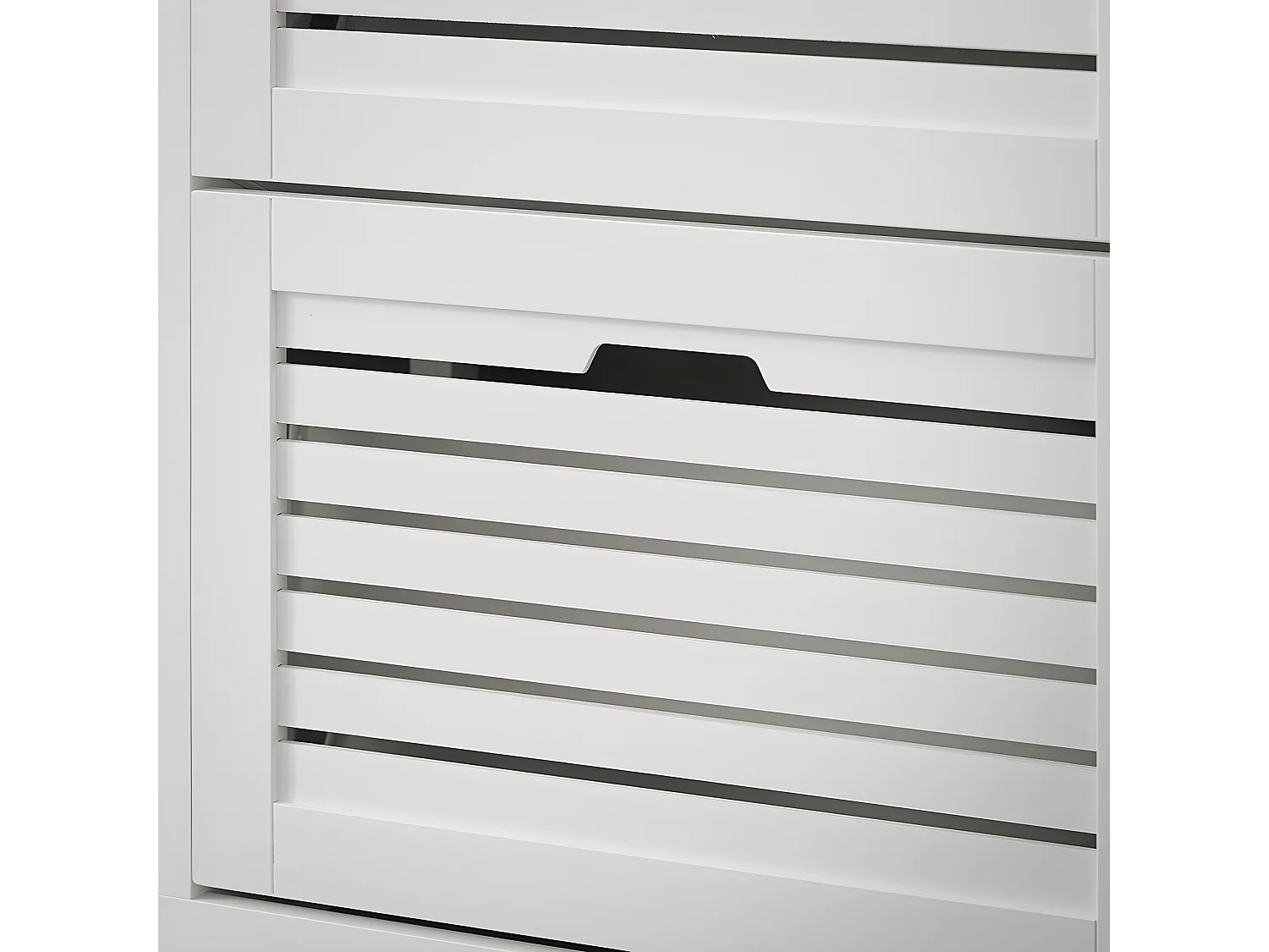 SoBuy Meuble à Chaussures, Meuble de Rangement à Chaussures, Armoire à Chaussures, 115x30x112 cm, FSR145-W