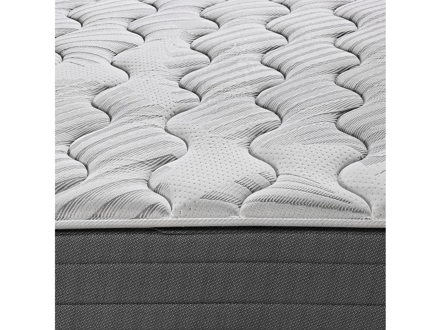 Colchão 135 x 190 cm e sommier | RS Ceramic | Branco | Montagem incl