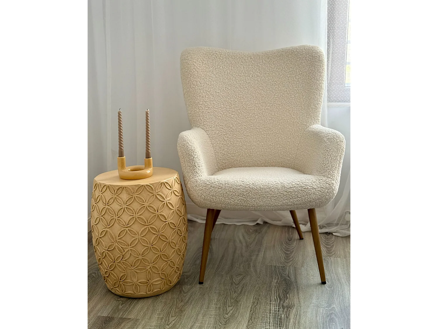 Table d'appoint ZOGNO Beige clair