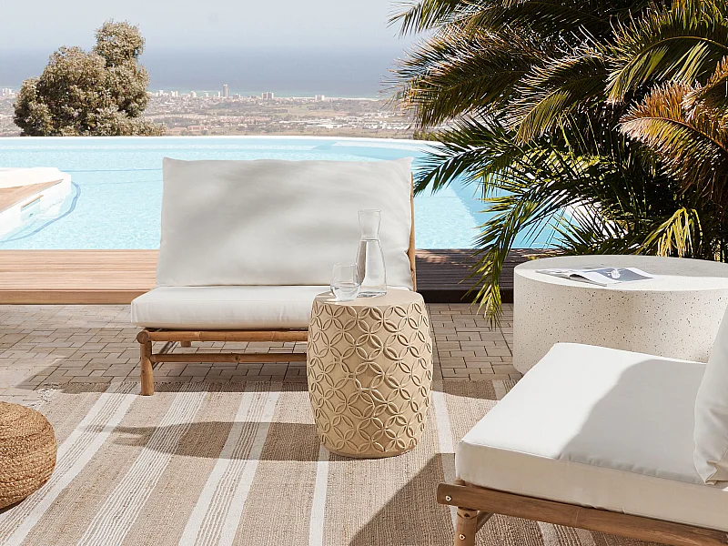 Mesa de apoio ZOGNO Creme claro